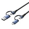 Cable 4in1 USB 2.0 Vention CTLLH 2m (black)