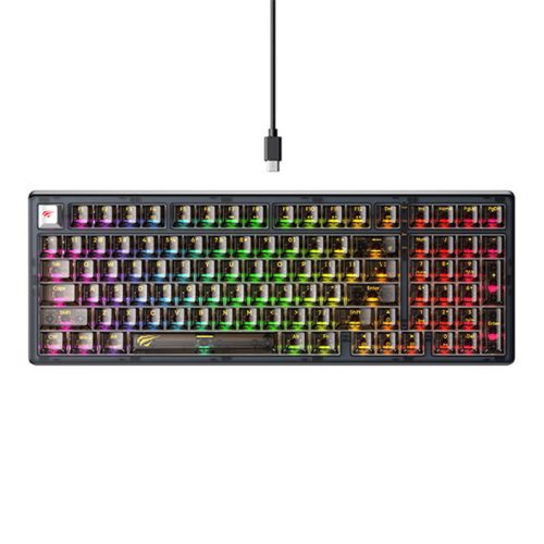 Mechanical Gaming Keyboard Havit KB875L (Transparent/Black)