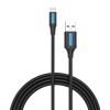 Cable USB 2.0 A to Micro USB Vention COLBI 3A 3m black