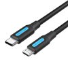 Cable USB-C 2.0 to Micro USB Vention COVBF 2A 1m black