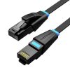 Flat Network Cable UTP CAT6 Vention IBJBG RJ45 Ethernet 1000Mbps 1.5m Black