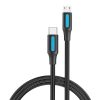 Cable USB-C 2.0 to Micro USB Vention COVBH 2A 2m black