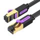 Flat Network Cable UTP CAT7 Vention ICABL RJ45 Ethernet 10Gbps 10m Black