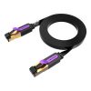 Flat Network Cable UTP CAT7 Vention ICABN RJ45 Ethernet 10Gbps 15m Black