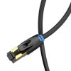 Network Cable CAT8 SFTP Vention IKABD RJ45 Ethernet 40Gbps 0.5m Black