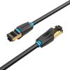 Network Cable CAT8 SSTP Vention IKABG RJ45 Ethernet 40Gbps 1.5m Black