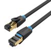 Network Cable CAT8 SSTP Vention IKABG RJ45 Ethernet 40Gbps 1.5m Black