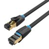 Network Cable CAT8 SFTP Vention IKABH RJ45 Ethernet 40Gbps 2m Black