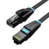 Flat Network Cable UTP CAT6 Vention IBJBS RJ45 Ethernet 1000Mbps 25m Black