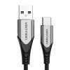 USB 2.0 A to USB-C cable Vention CODHD 3A 0,5m gray