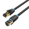 Network Cable CAT8 SFTP Vention IKABL RJ45 Ethernet 40Gbps 10m Black