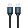 USB 2.0 cable Vention COJBC 2A 0.25m Black PVC