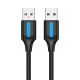 USB 2.0 cable Vention COJBC 2A 0.25m Black PVC