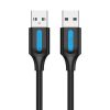 USB 2.0 cable Vention COJBI 2A 3m Black PVC