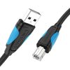 Printer cable USB 3.0 A to USB-B Vention VAS-A16-B150 1,5 m Black