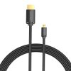 HDMI-D Male to HDMI-A Male 4K HD Cable 1.5m Vention AGIBG (Black)