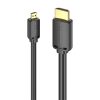 HDMI-D Male to HDMI-A Male 4K HD Cable 2m Vention AGIBH (Black)