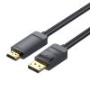 DisplayPort 1.2 to HDMI 1.4 Cable Vention HAGBH 2m, 4K 30Hz (Black)