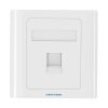 1-Port Keystone Wall Plate 86 Type Vention IFAW0 White