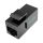 Keystone Jack Coupler Cat.6 UTP Vention IPGB0, black