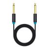 Audio Cable TS 6.35mm Vention BAABF 1m (black)