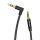 Cable Audio AUX 3.5mm to 90° 3,5mm Vention BAKBF-T 1m Black