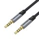 Cable Audio TRRS 3.5mm mini jack Vention BAQHG 1,5m Gray