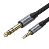 Cable Audio 3.5mm TRS to 6.35mm Vention BAUHF 1m Gray