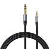 Cable Audio 3.5mm TRS to 6.35mm Vention BAUHJ 5m Gray