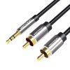 Cable Audio 3.5mm to 2x RCA Vention BCFBI 3m Black