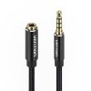 Cable Audio TRRS 3.5mm Male to 3.5mm Female Vention BHCBG 1,5m Black