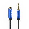 Cable Audio TRRS 3.5mm Male to 3.5mm Female Vention BHCLG 1,5m Blue