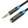 Cable Audio Braided 3.5mm male-female Vention VAB-B06-B500-M 5m Black