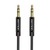 Cable Audio 3.5mm mini jack Vention BAGBD 0.5m Black Metal