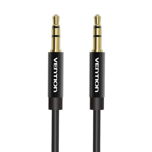 Cable Audio 3.5mm mini jack Vention BAGBD 0.5m Black Metal