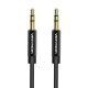 Cable Audio 3.5mm mini jack Vention BAGBD 0.5m Black Metal