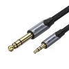 Cable Audio TRS 3.5mm to 6.35mm Vention BAUHD 0.5m Gray