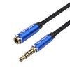 Cable Audio TRRS 3.5mm Male to 3.5mm Female Vention BHCLI 3m Blue