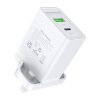 USB-A, USB-C Wall Charger Vention FBBW0-UK 18W/20W UK White