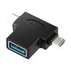 Adapter OTG USB 3.0 to USB-C and Micro USB Vention CDIB0