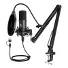 Microphone with stand Maono A04E (black)