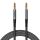 Joyroom SY-A08 AUX cable 3.5mm mini jack to 3.5mm mini jack, braided, 1.2m (black)