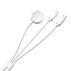 Apple Watch Magnetic Charger Joyroom S-IW008 Lightning + USB-C 5V 1.2m (White)