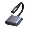 2-in-1 Audio adapter Joyroom SY-L02 Lightning to Double Lightning (black)