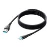 Cable Joyroom SA32-AC3 Starry USB to USB-C, 3A, 1m black