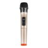 Wireless dynamic microphone UHF PULUZ PU628J 3.5mm (gold)