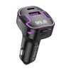 Car charger XO BCC12 Bluetooth MP3+5V3.1A 15W (black)