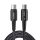 USB-C to USB-C Cable 100W Essager 1m (black)