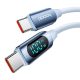 Cable USB-C to USB-C Toocki TXCTT1- XX04-B2, 2m, FC 100W (blue)