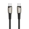 Cable USB-C to USB-C Toocki TXCTT14- LG01-W2, 2m, 140W (pearl nickel)